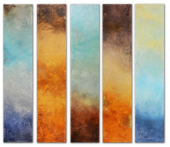 Pillars of colors - Landscapes