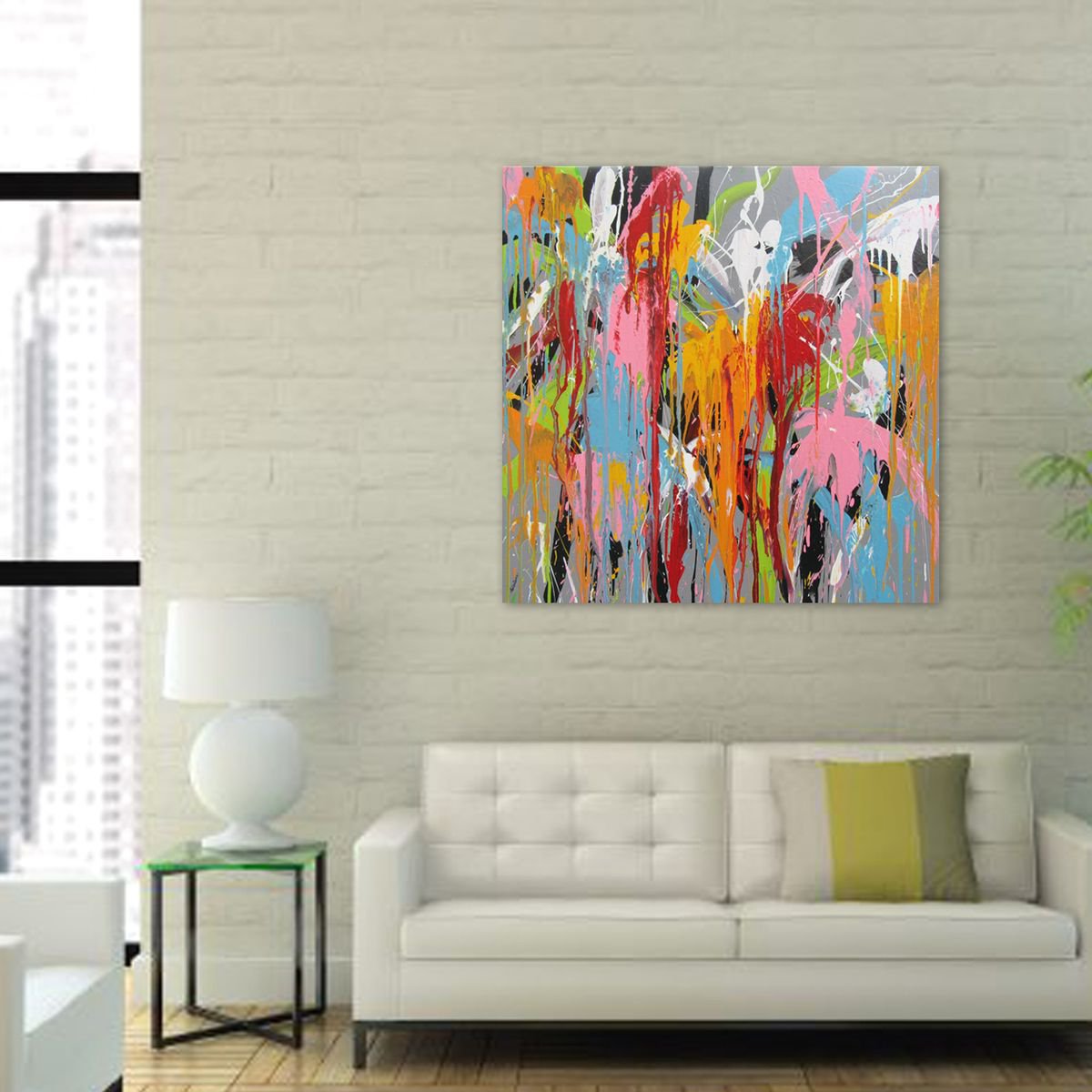  Urban Jungle 7 By Isabelle Pelletane, 31 X 31, Artwork For Sale On Artfinder