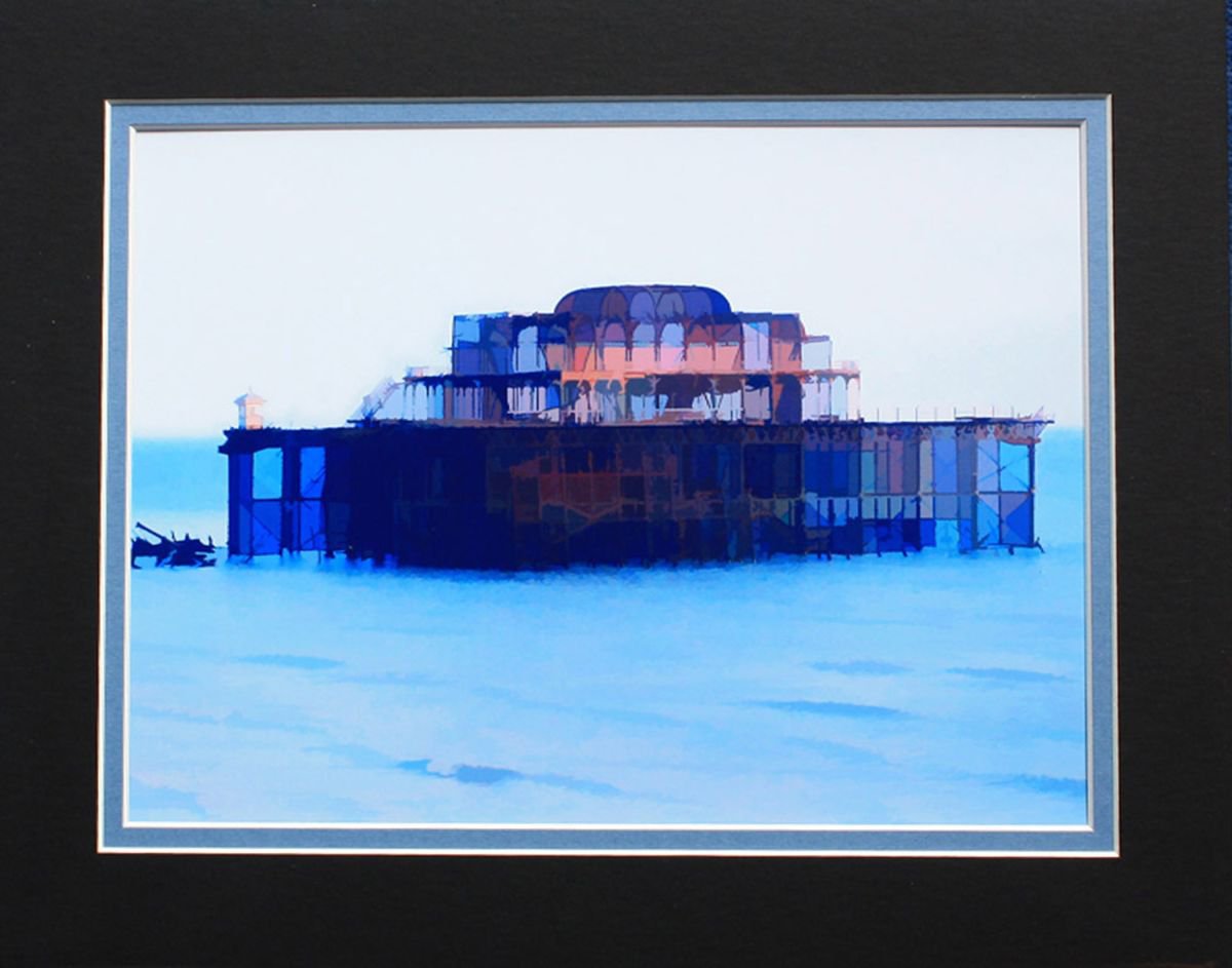 Brighton West Pier three by Robin Clarke