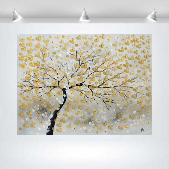 Golden Bloom Drift