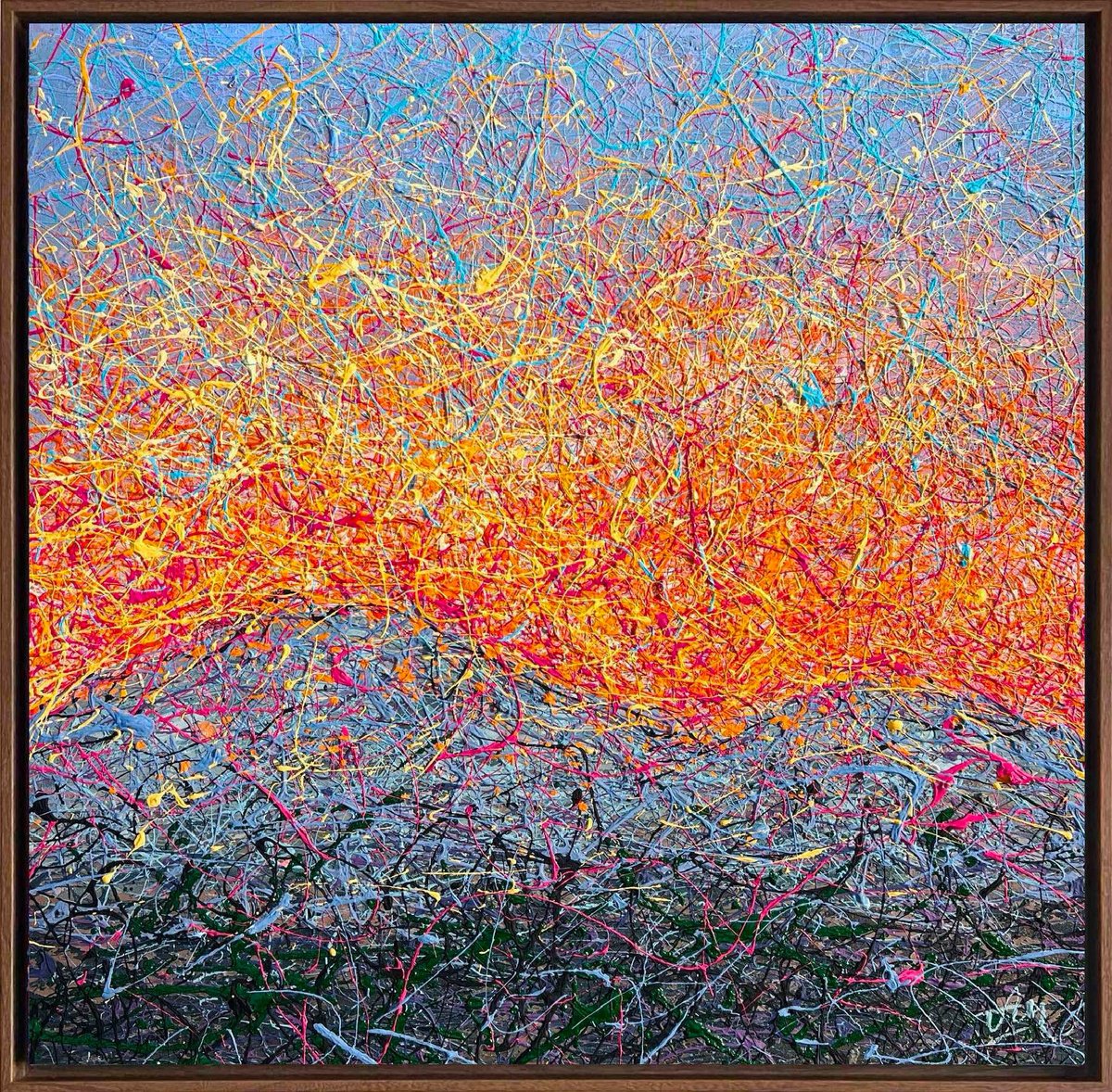  An Invitation To Now - Framed By Nadiia Antoniuk, 29 X 29, Artwork For Sale On Artfinder