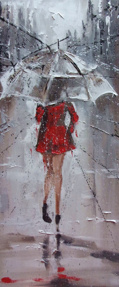 RESERVED " JANUARY RAIN " by Monika Luniak