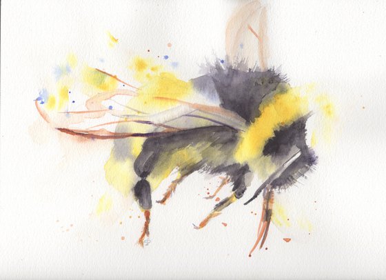 Watercolour Bee 3