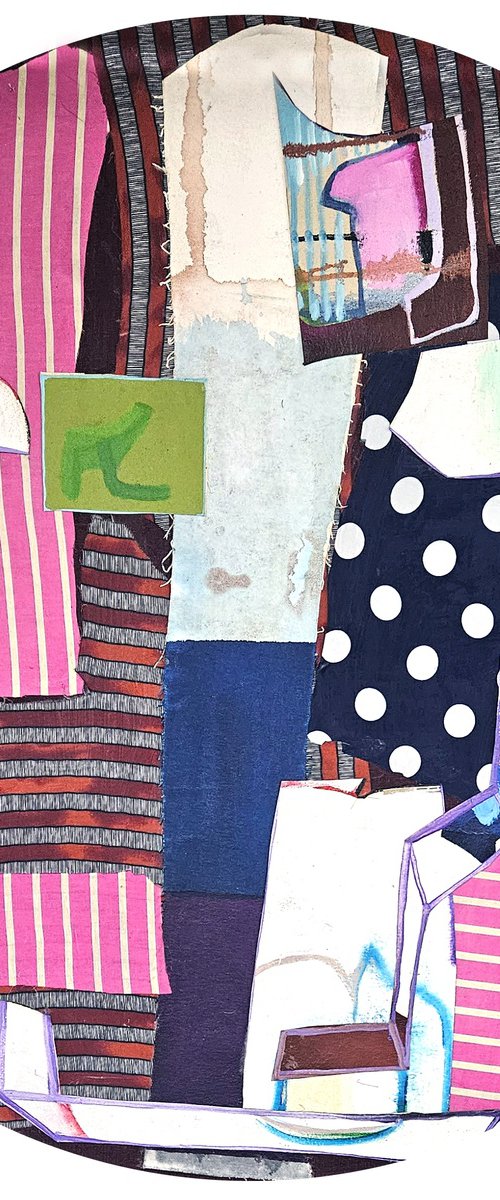 All Day and All of the Night (tondo) by Shelton Walsmith