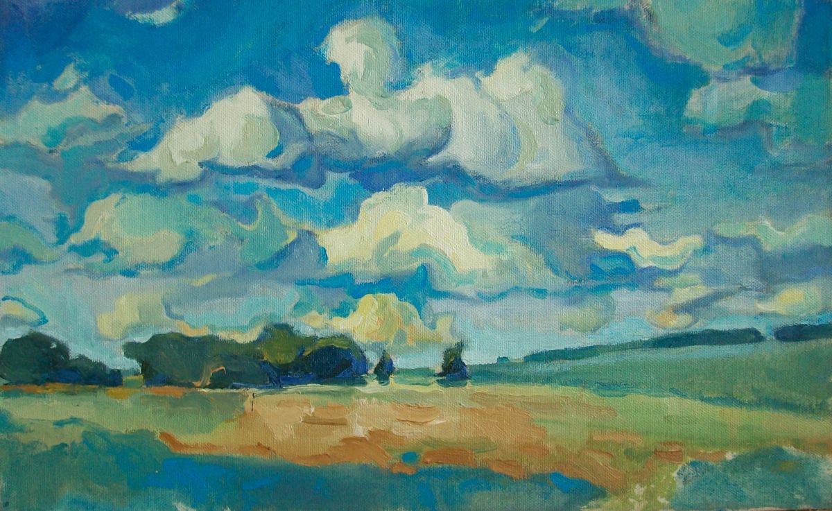 landscape by Jaroslav Leonets