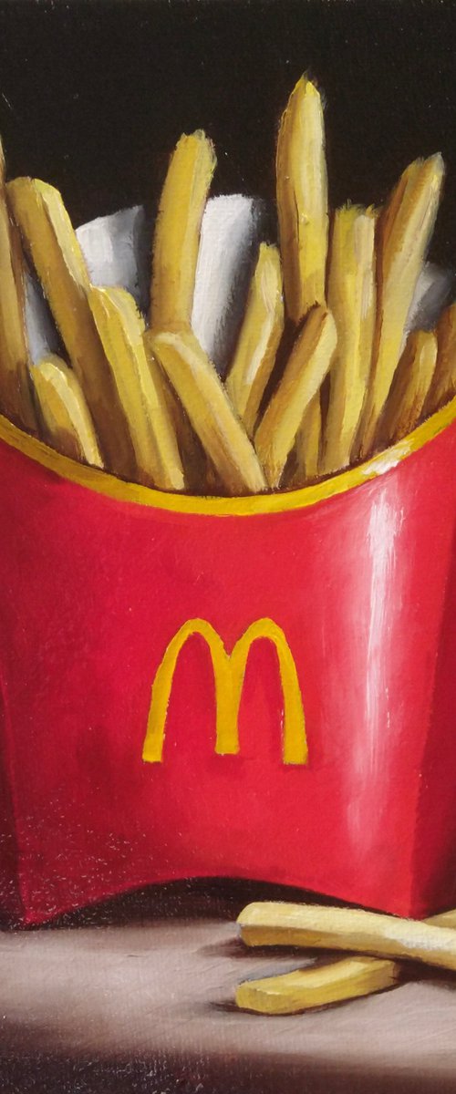 McDonald’s Fries still life #2 by Jane Palmer Art