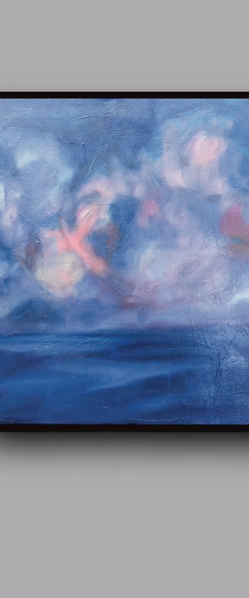 Landscape Unnamed Oil Sun Nature by Alena Kuschnereit