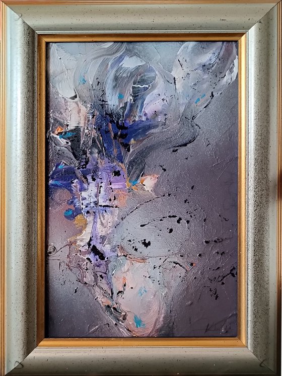 Small size fascinating abstract still life by master Ovidiu Kloska