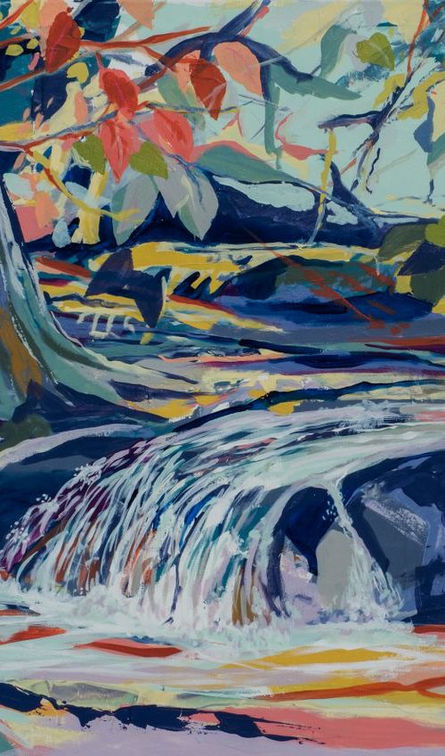 Caliente Series: Birds Waterfall by Cheryl Johnson