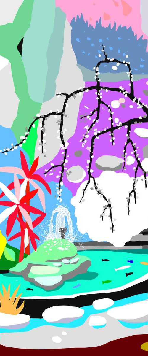 Japanese pond by Alejos