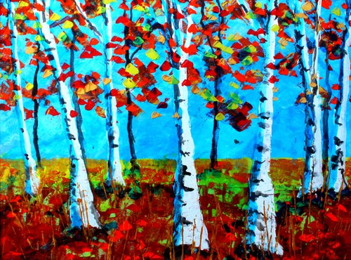 Autumn Woodland I by Paul J Best