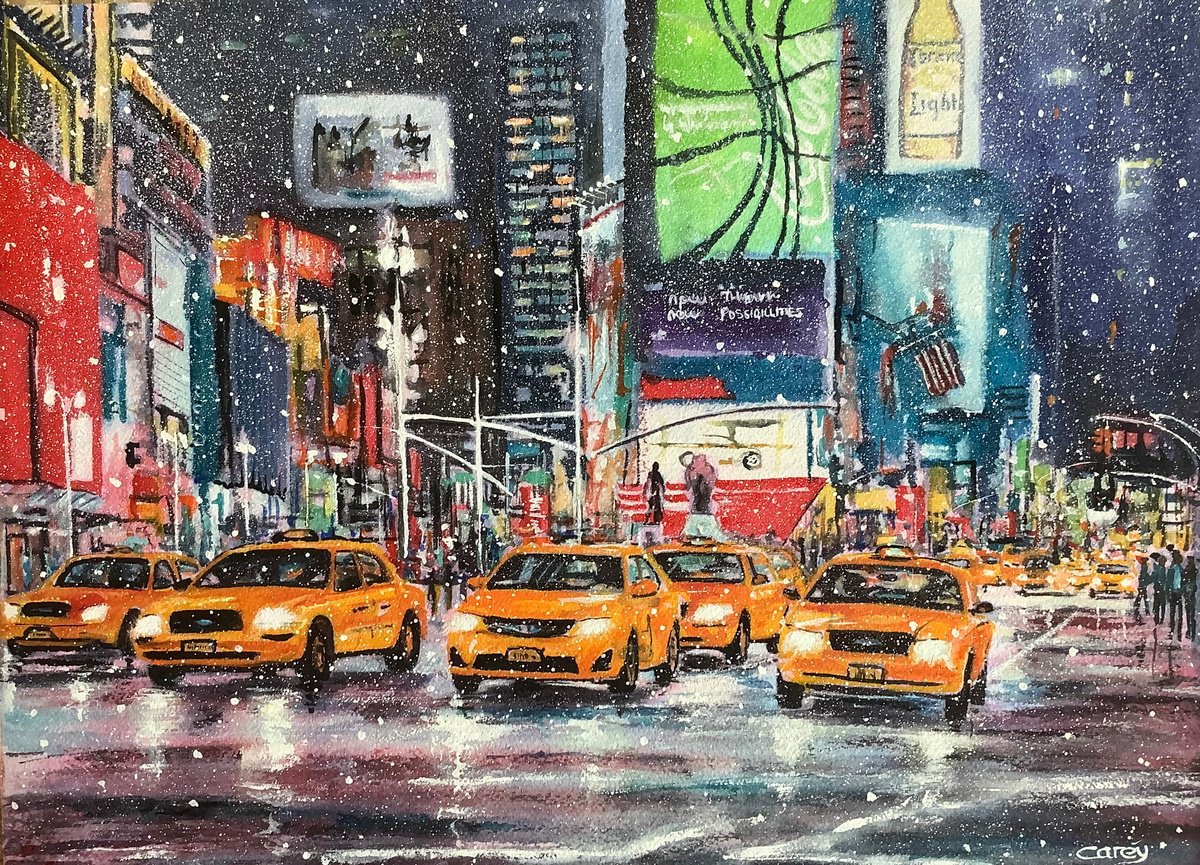 New York winter by Darren Carey