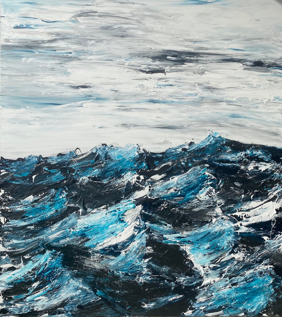 Stormy Ocean - Tumultuous Seas 2022 by Annette Spinks