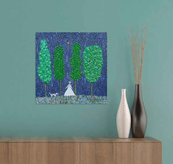 The Trees, The Moon And Her