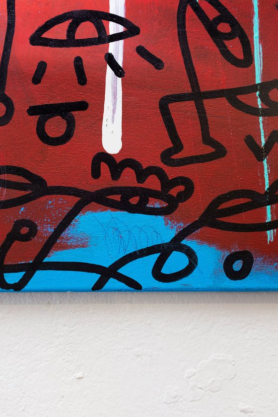Interaction - Graffiti Abstract