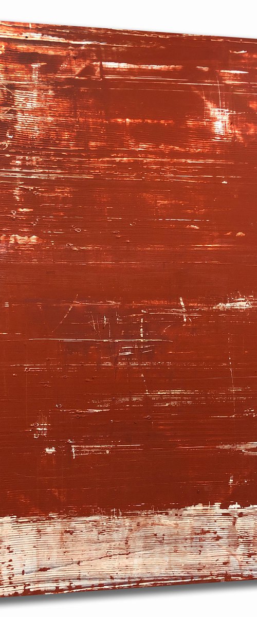Old, Red, & Once Striped (30x48in) by Robert  Tillberg