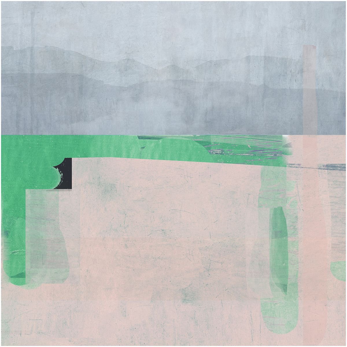 Impressionistic Landscape Photograph By Nadia Attura, 20 X 20", Myvatn, Original Artwork