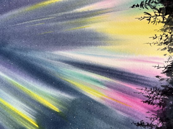 Silent Aurora (Diptych)