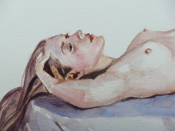 Reclining female nude