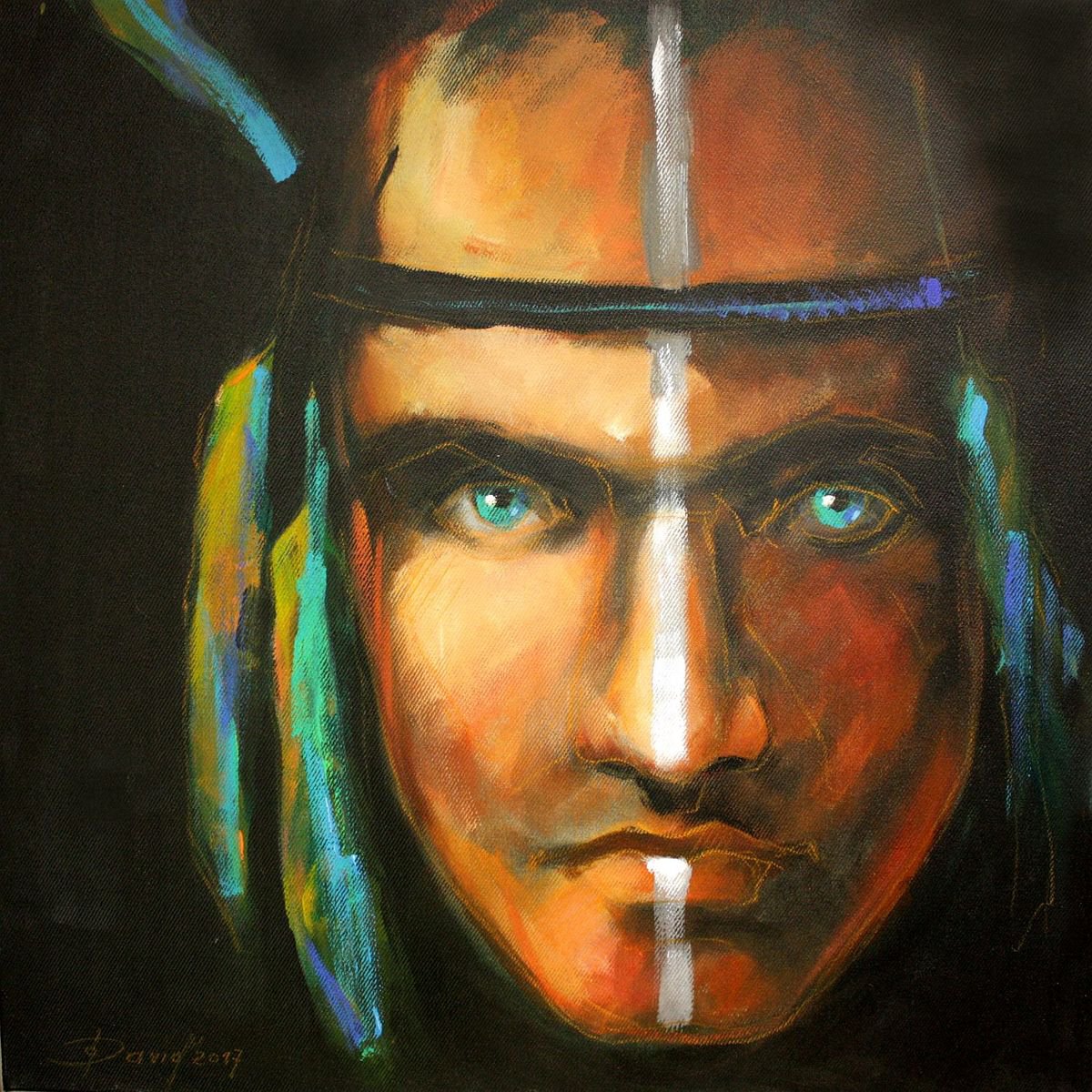 Tribal chief by Olga David