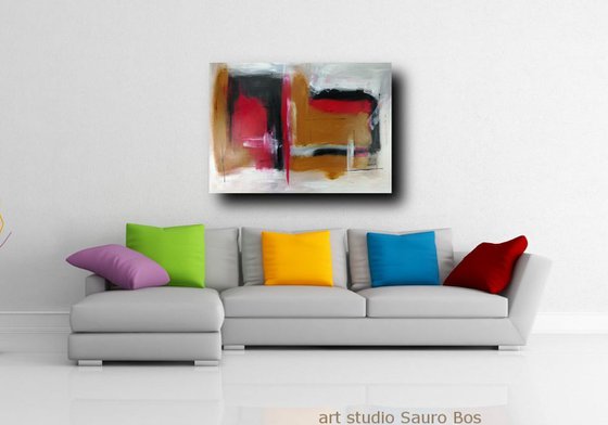 abstract-c129- size 100x70 cm