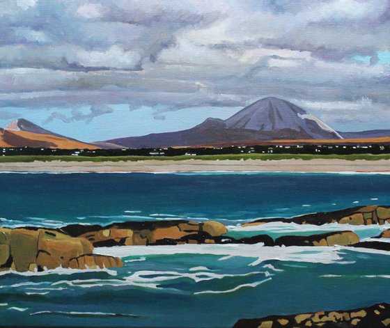 Mount Errigal from Ballymanus Beach