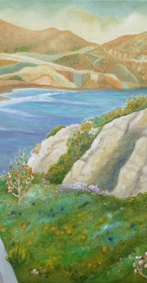Springing Down The Shore by Angeles M. Pomata