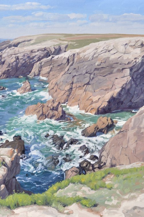 Wild coast of Quiberon, Port Kehau by ANNE BAUDEQUIN