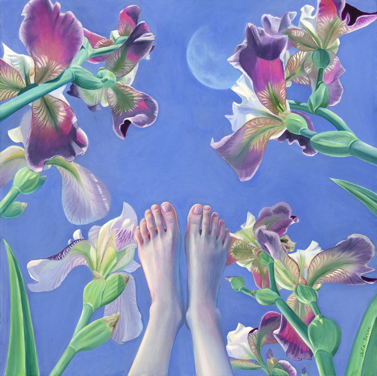 Irises by Julia Kuzina