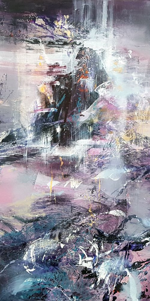 A way to infinity 8 Large mindscape dreamscape by romanian painter O KLOSKA by Kloska Ovidiu