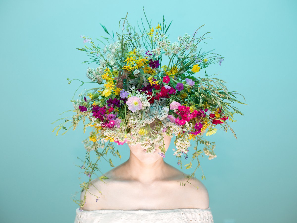 Surrealistic Portrait Photograph By Ziesook You, 20 X 23", Scent Of Texas 04082022, Original Artwork