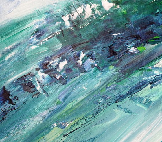 Turquoise Blue Waves C 2