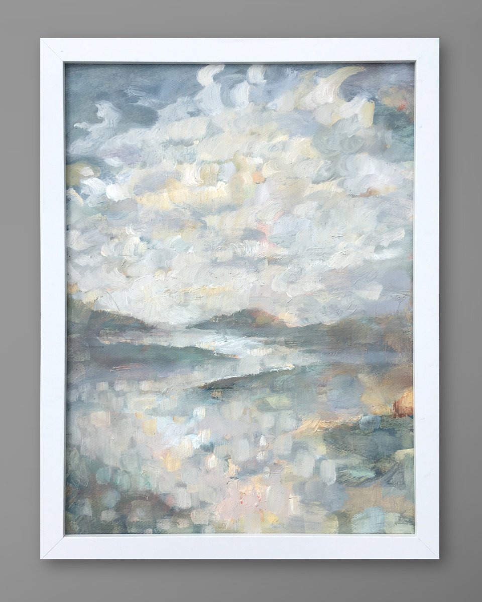 Impressionistic Landscape Oil Painting By Guy Pickford, 12 X 16, Each Subtlety Remains Precious, Original Artwork