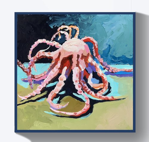 Pink Octopus. by Vita Schagen