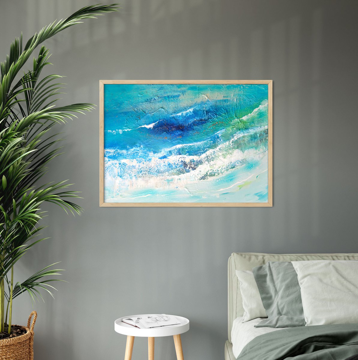 Marina #4 - seascape painting by Milena Gaytandzhieva