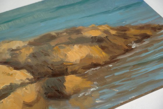 Rocks in evening light