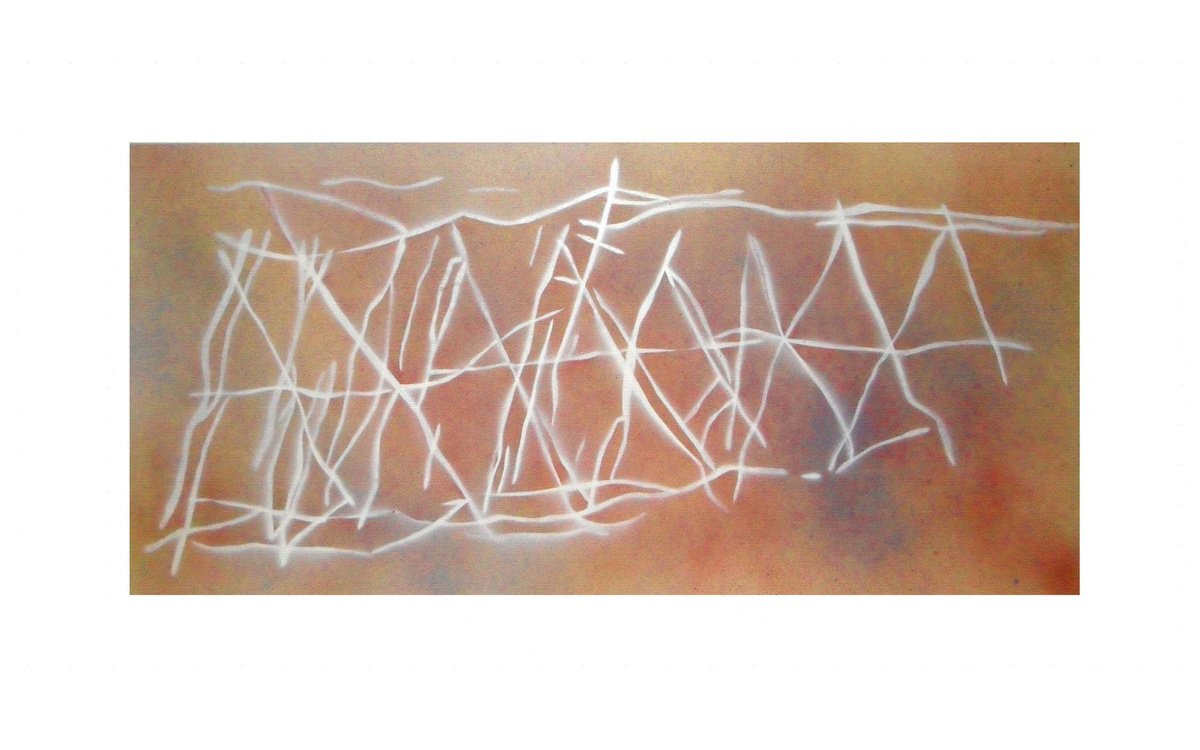 Organic Abstract Painting By Juan Sly, 47 X 30", The Greatest Painting...(Pp)., Original Artwork