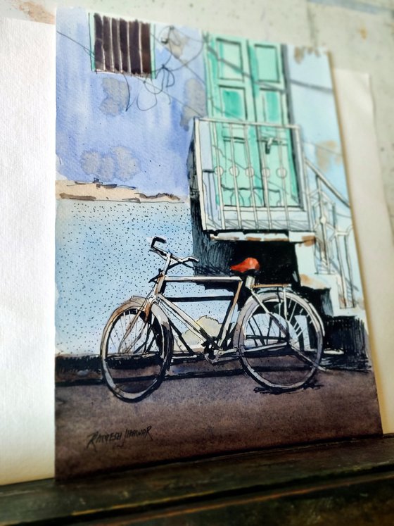 Jodhpur bike sketch