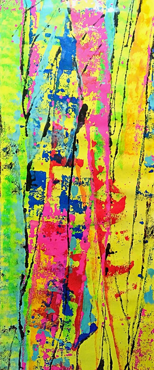 Punk with a bat by Klimanova