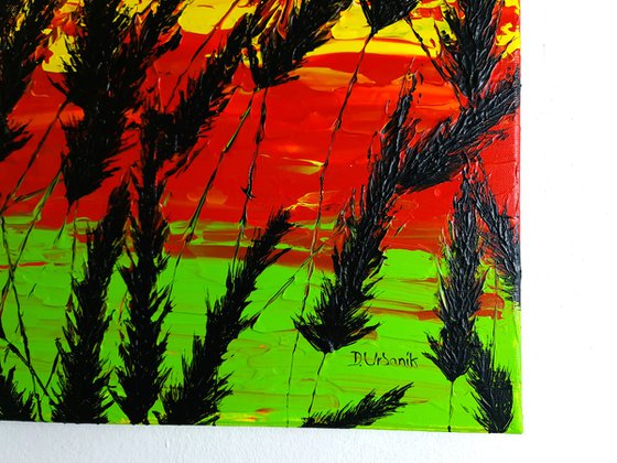 Sunset In The Grass 1