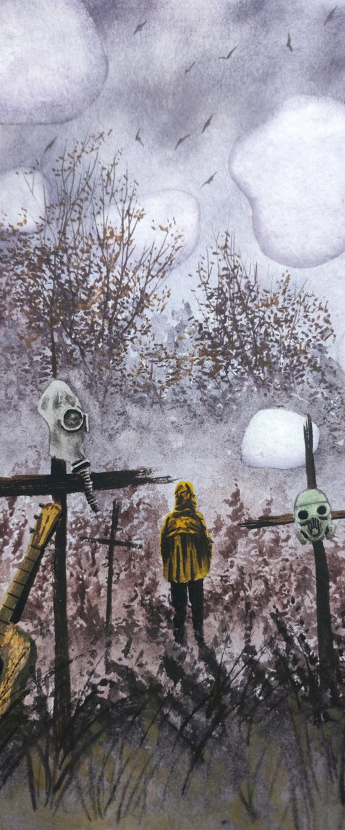 Stalker's Cemetery by Eugene Gorbachenko