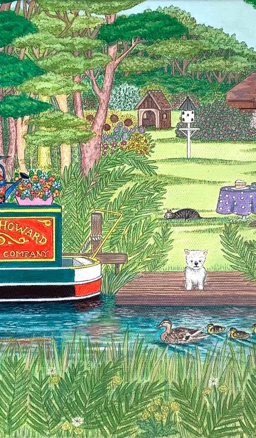 Canal Garden by Lisa Davies