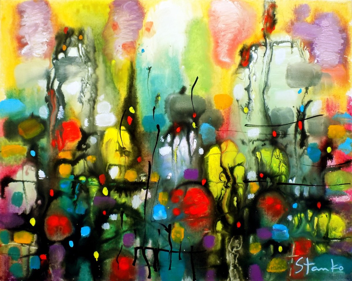  Just Rainy-Xlviii By Stanislav Bojankov, 20 X 16, Artwork For Sale On Artfinder