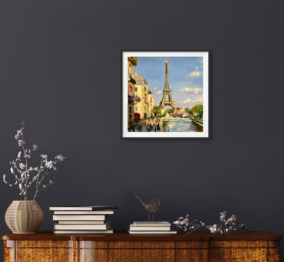 Springtime by the Eiffel