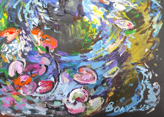 Water lilies. Schloss Eggenberg