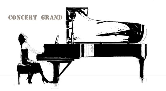 CONCERT GRAND III    60"X33"