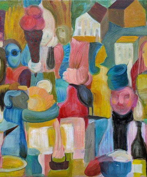 Figurative town by Egle Colucci