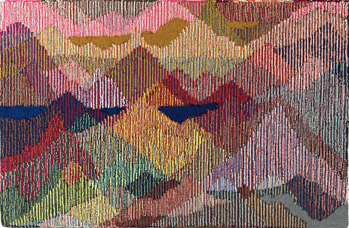 Abstract Sculpture By Vanessa Valero, 49 X 32", Invisible Mountains, Original Artwork