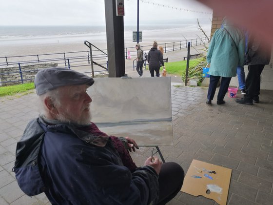 Rainy Filey Bay