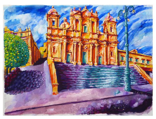 Noto Cathedral, Sicily by Patrick O'Callaghan